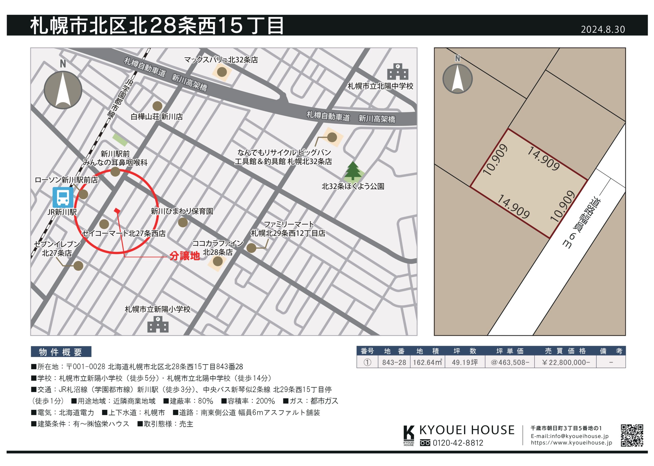 札幌市北区北28条西15丁目